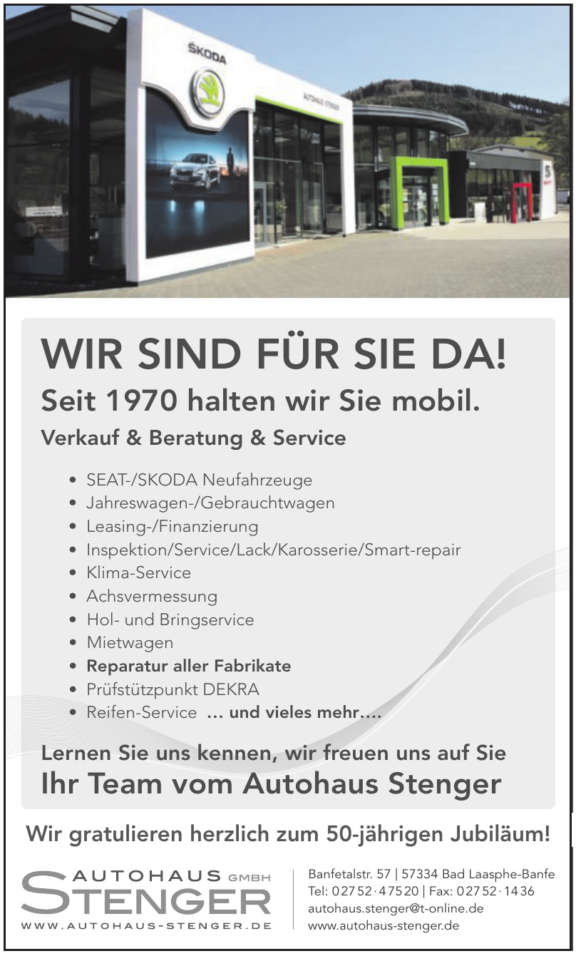 Autohaus Stenger GmbH Autohaus Stenger GmbH