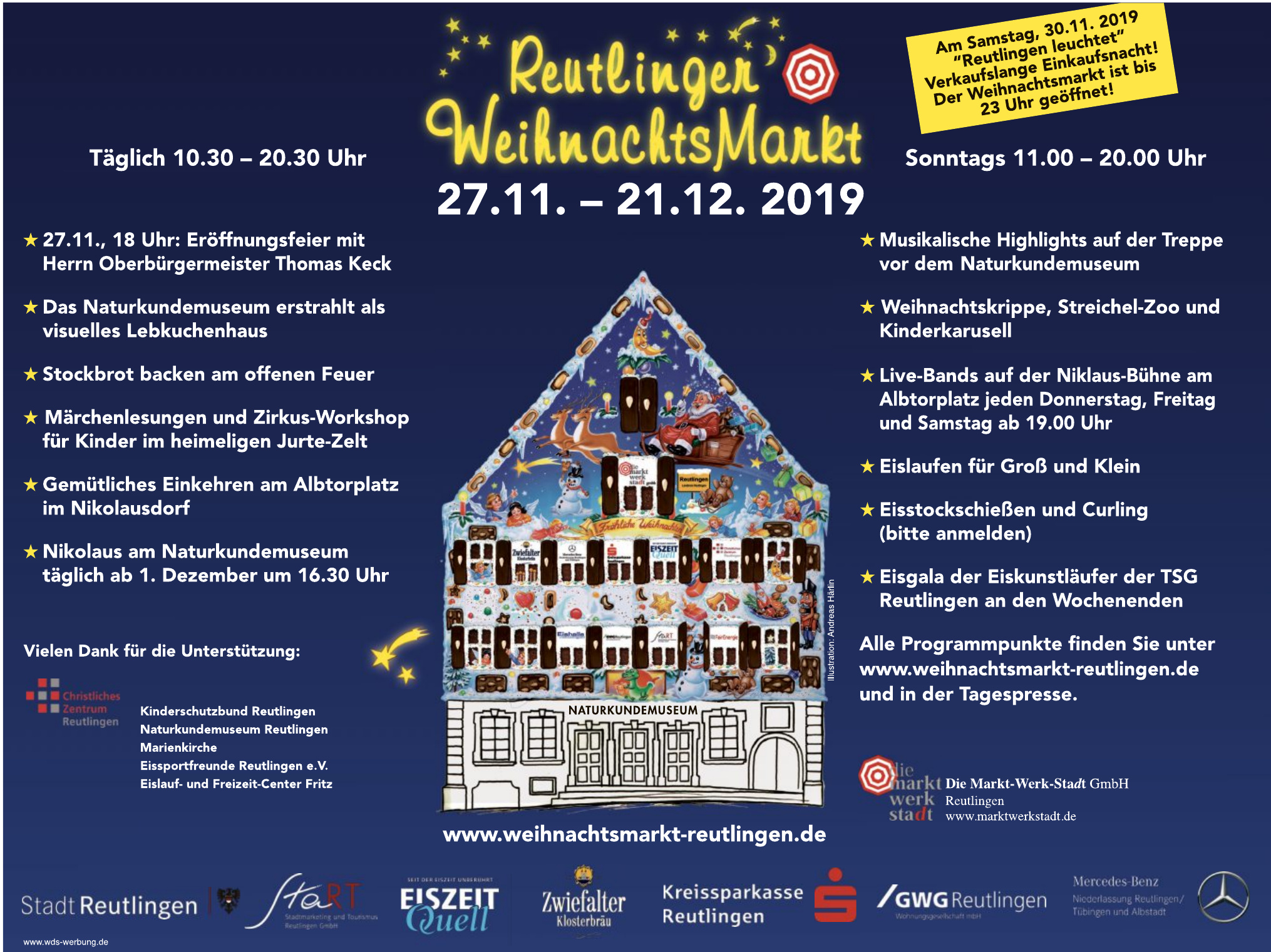 Reutlinger WeihnachtsMarkt Reutlinger WeihnachtsMarkt