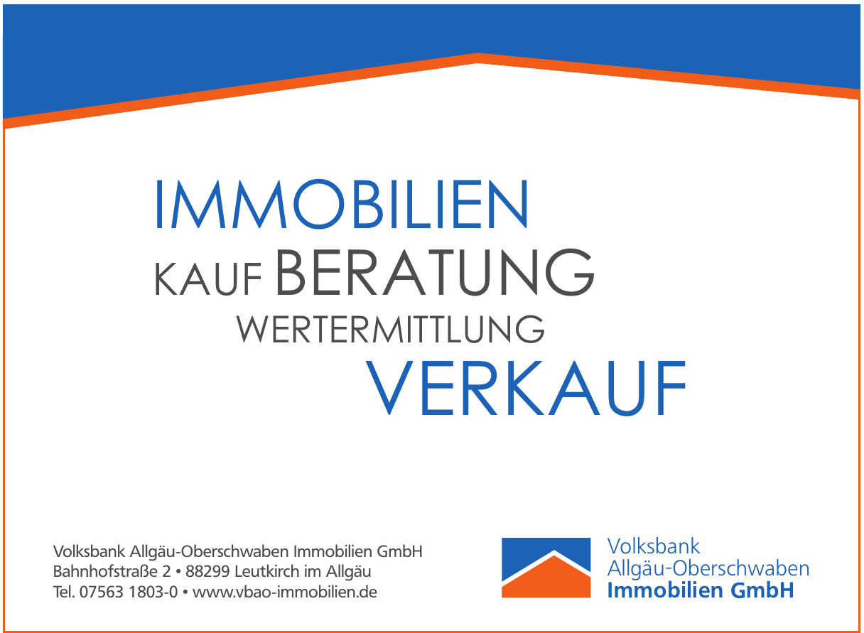 Volksbank Allgäu-Oberschwaben Immobilien GmbH Volksbank Allgäu-Oberschwaben Immobilien GmbH