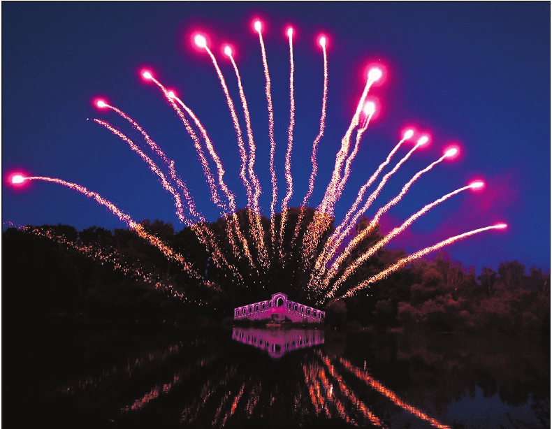 Wunderschön: Feuerwerk über der Rialtobrücke. ARCHIVFOTO: BOLTE Wunderschön: Feuerwerk über der Rialtobrücke. ARCHIVFOTO: BOLTE