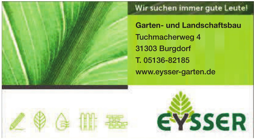 Helmut Eysser Garten- und Landschaftsbau Helmut Eysser Garten- und Landschaftsbau
