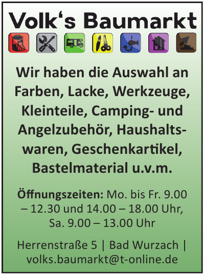Volks Baumarkt Volk's Baumarkt
