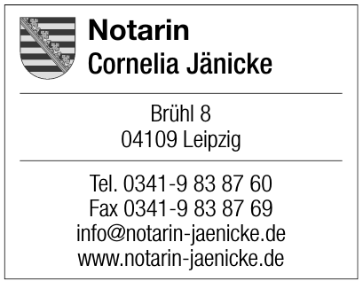 Notarin Cornelia Jänicke Notarin Cornelia Jänicke