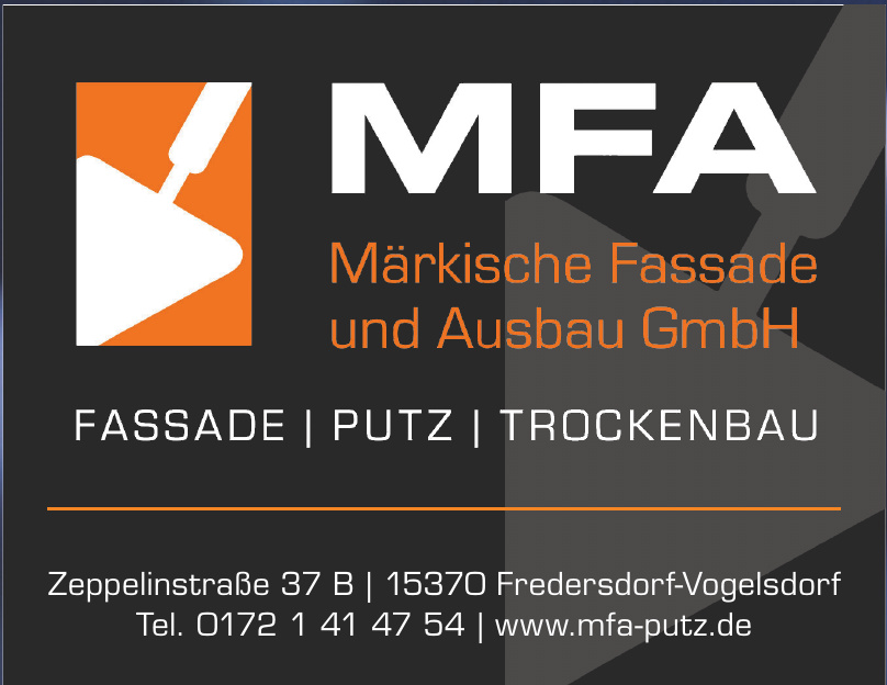 MFA Märkische Fassade und Ausbau GmbH
