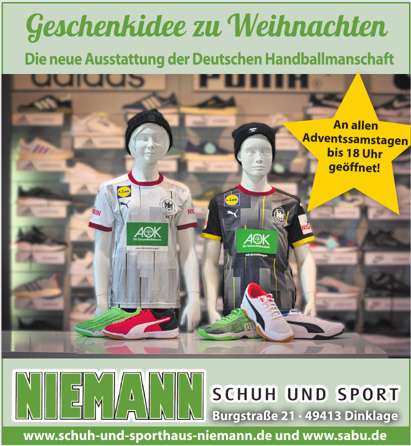 Niemann Schuh und Sport