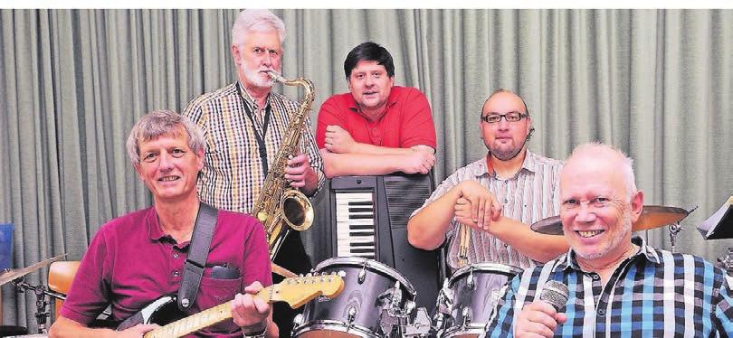 Die Coverband Niersboys aus Mülhausen bringt Oldies, Folk und eigene Stücke mit. Die Coverband Niersboys aus Mülhausen bringt Oldies, Folk und eigene Stücke mit.