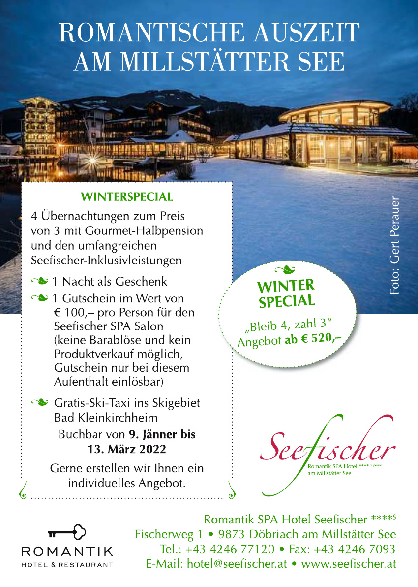 Romantik SPA Hotel Seefischer****S Romantik SPA Hotel Seefischer****S
