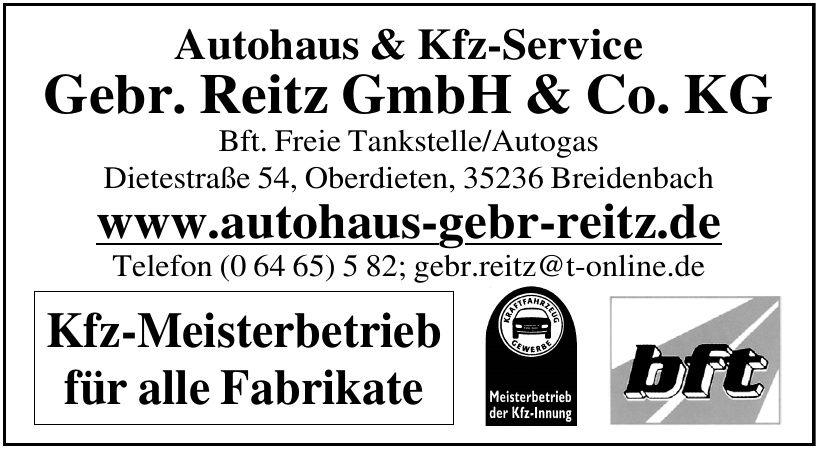 Autohaus & Kfz-Service Gebr. Reitz GmbH & Co. KG
