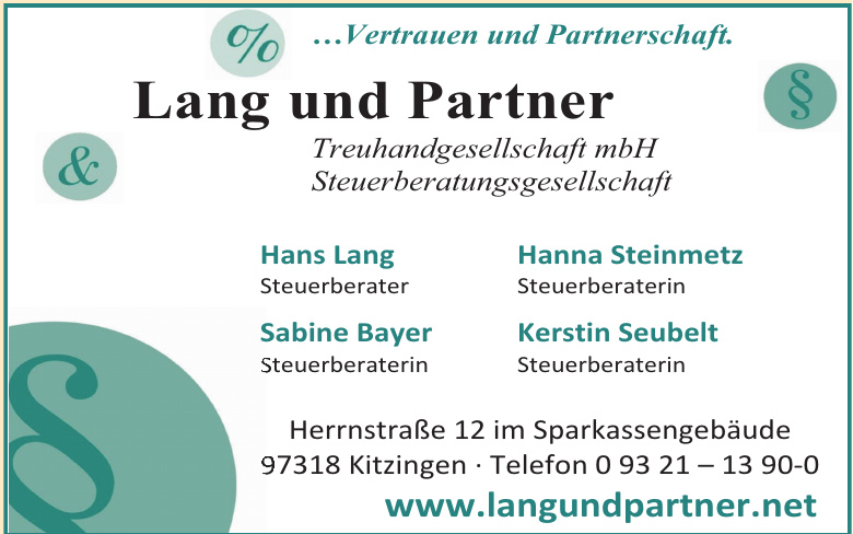 Lang und Partner Treuhandgesellschaft mbH Lang und Partner Treuhandgesellschaft mbH