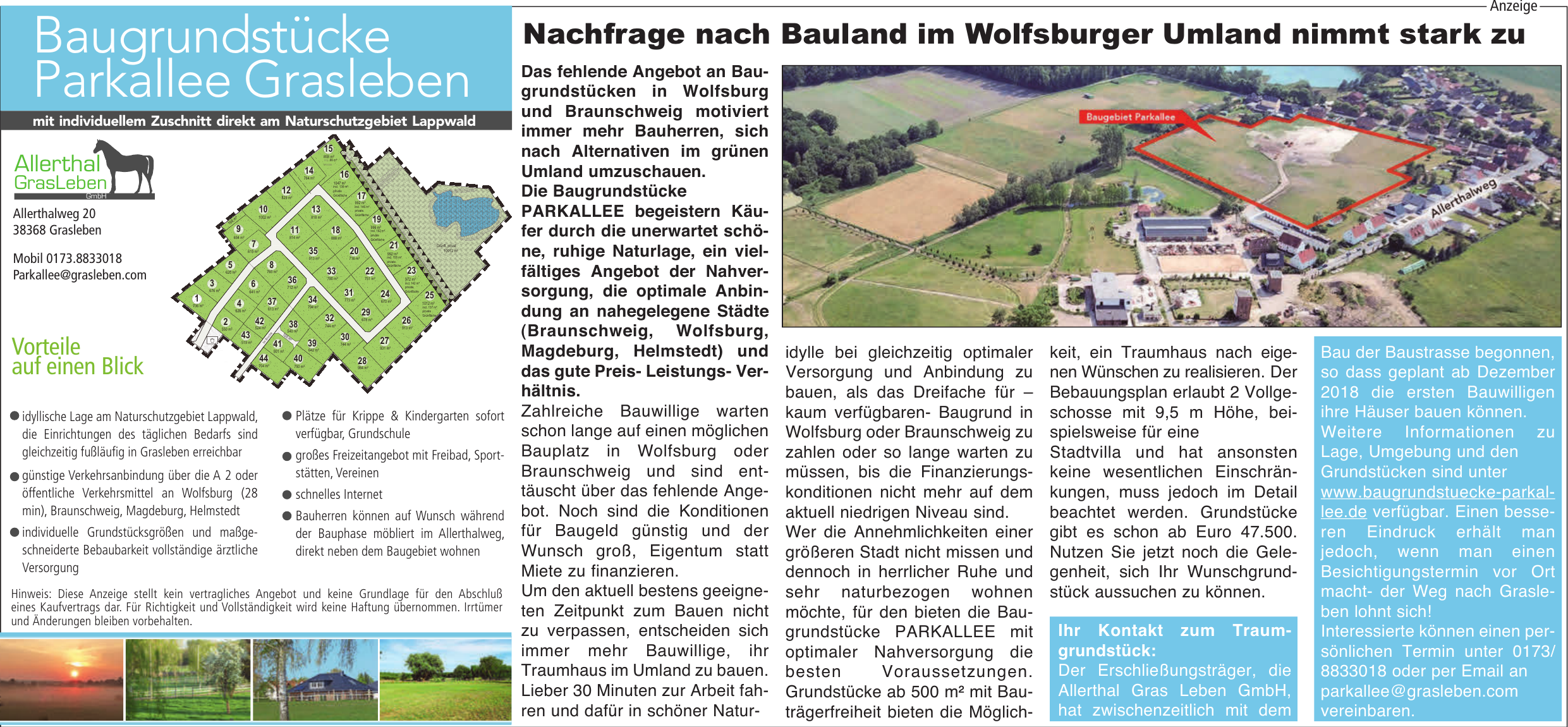 Baugrundstücke Parkallee Grasleben Baugrundstücke Parkallee Grasleben