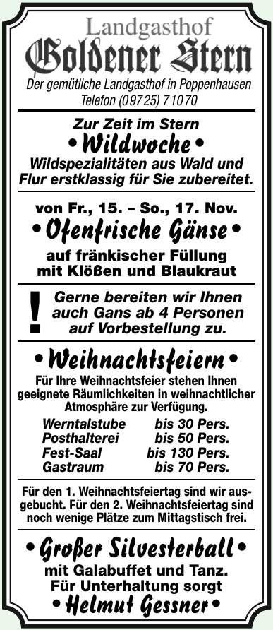 Landgasthof Goldener Stern Landgasthof Goldener Stern