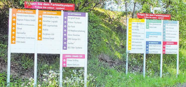 Die Gemeinde Wenden hat sich etwas einfallen lassen, um die Besucher der „Mark“ schnell an das Ziel ihrer Wahl zu führen. Die Gemeinde Wenden hat sich etwas einfallen lassen, um die Besucher der „Mark“ schnell an das Ziel ihrer Wahl zu führen.