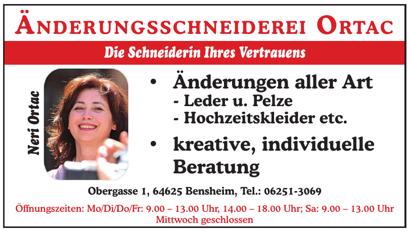 Änderungsschneiderei Ortac Änderungsschneiderei Ortac