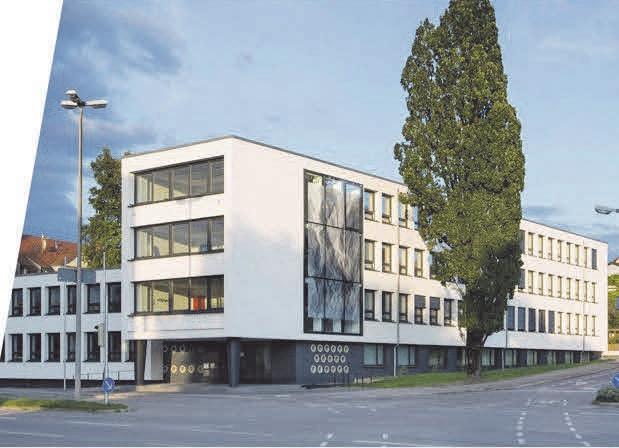 Für den schmucken Neubau des Grundbuchamts in Ravensburg ist das Bauunternehmen Dillner verantwortlich. FOTO: BAUUNTERNEHMEN DILLNER Für den schmucken Neubau des Grundbuchamts in Ravensburg ist das Bauunternehmen Dillner verantwortlich. FOTO: BAUUNTERNEHMEN DILLNER