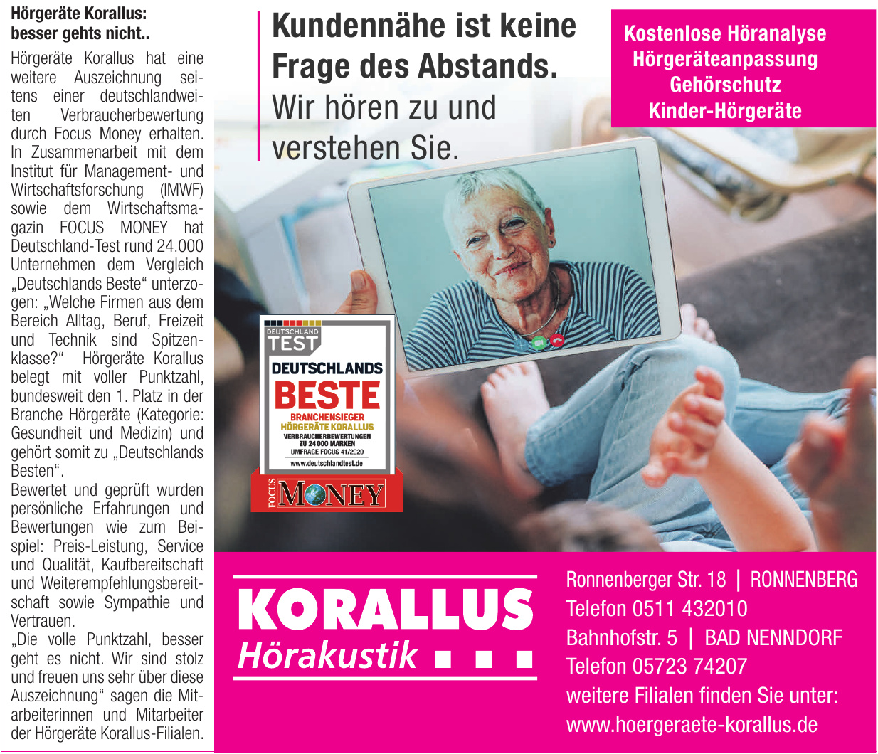 Korallus Hörakustik Korallus Hörakustik