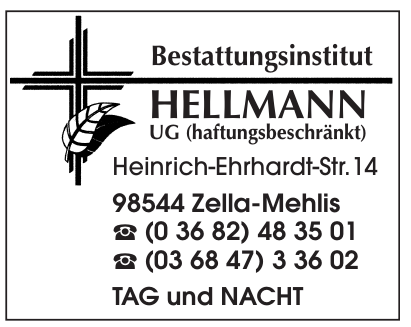Bestattungsinstitut Hellmann UG Bestattungsinstitut Hellmann UG