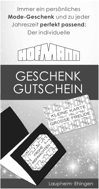 Hofmann Mode-Geschenk Hofmann Mode-Geschenk
