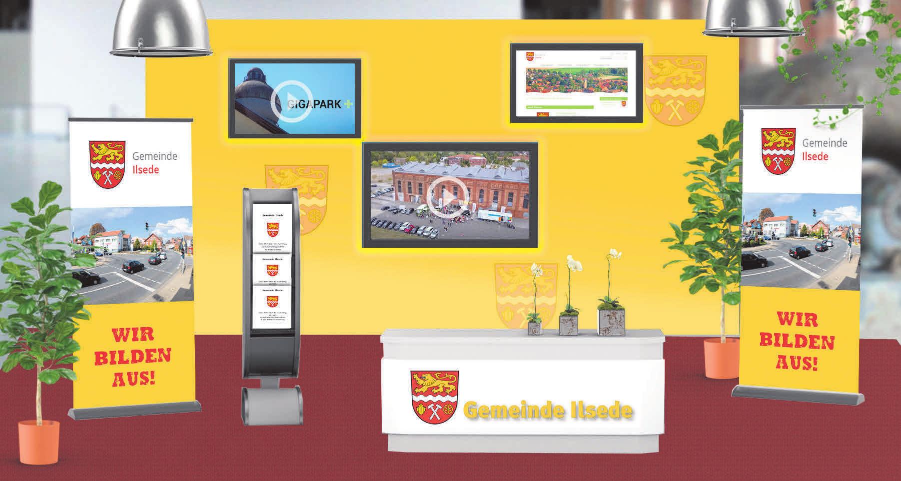 Der virtuelle Stand der Gemeinde Ilsede. Der virtuelle Stand der Gemeinde Ilsede.