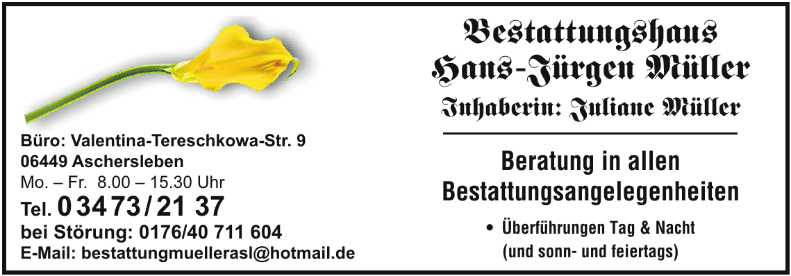 Bestattungshaus Hans-Jürgen Müller Bestattungshaus Hans-Jürgen Müller