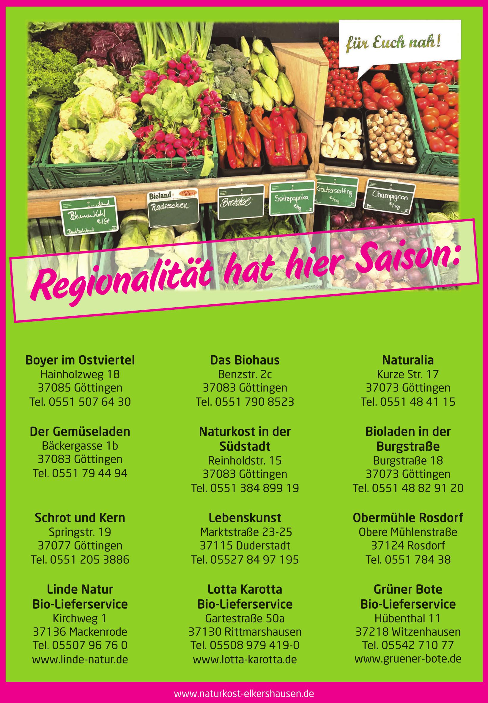 Naturkost Elkershasuen - Boyer im Ostviertel Naturkost Elkershasuen - Boyer im Ostviertel