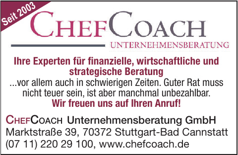 CHEFCOACH Unternehmensberatung GmbH