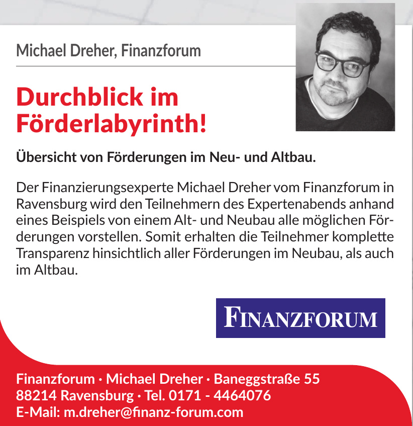 Finanzforum Michael Dreher Finanzforum Michael Dreher