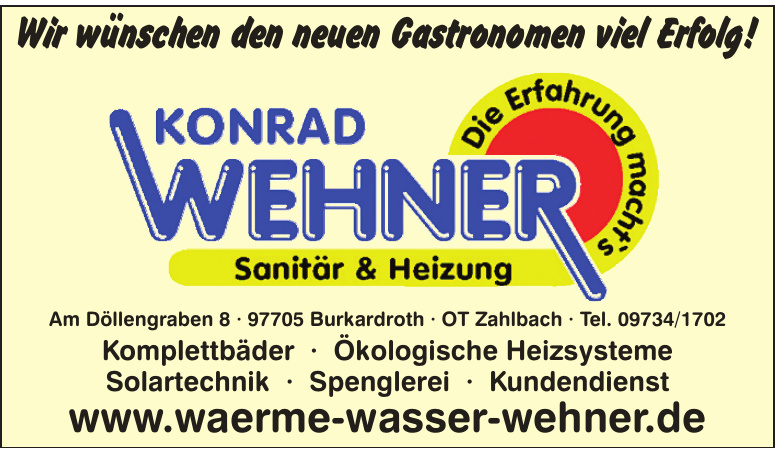 Konrad Wehner Sanitär Konrad Wehner Sanitär