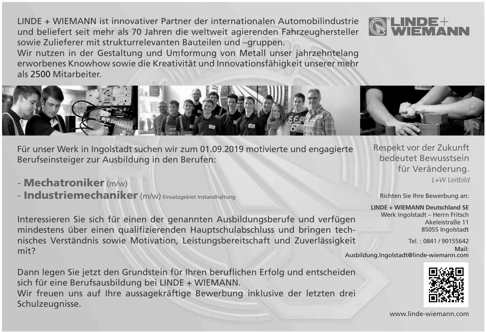 Linde + Wiemann Deutschland SE - Werk Ingolstadt Linde + Wiemann Deutschland SE - Werk Ingolstadt