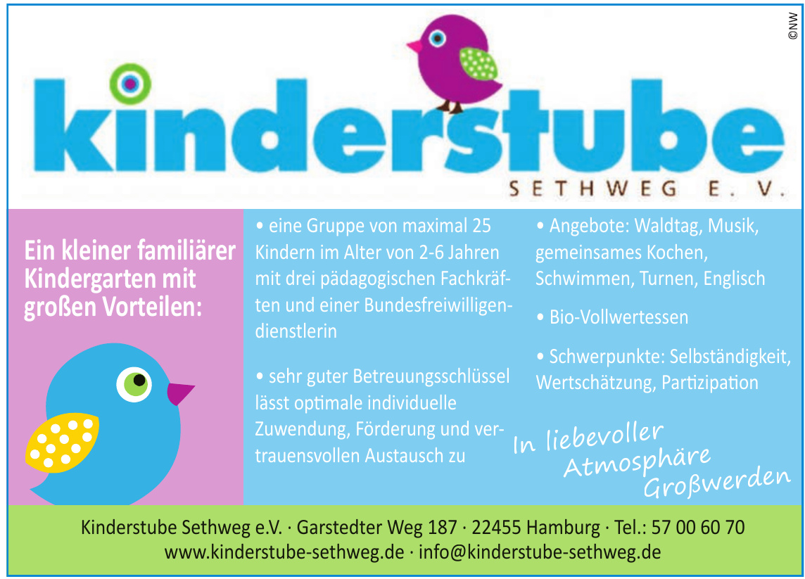 Kinderstube Sethweg e. V. Kinderstube Sethweg e. V.