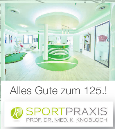 Sportpraxis Prof. Dr. med. K. Knobloch Sportpraxis Prof. Dr. med. K. Knobloch