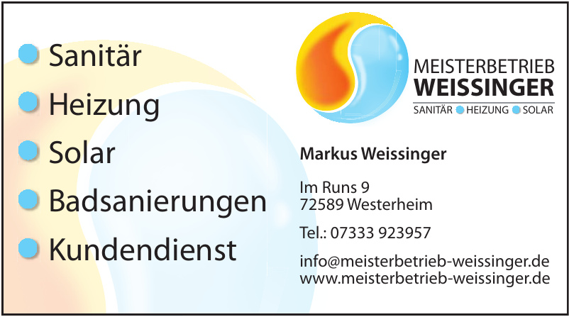 Meisterbetrieb Weissinger Meisterbetrieb Weissinger