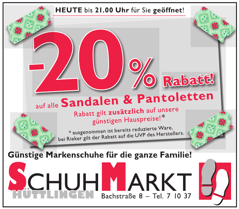 SchuhMarkt Hüttlingen SchuhMarkt Hüttlingen