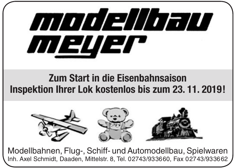 Modellbau Meyer Modellbau Meyer