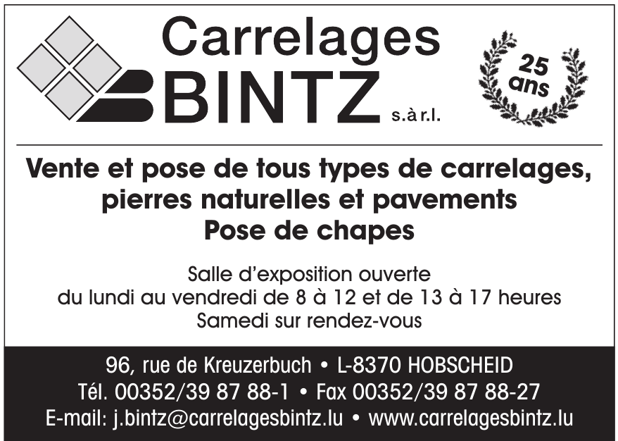 Carrelages Bintz s.à r.l.