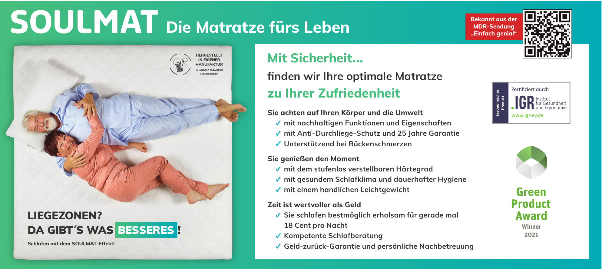 Soulmat - Die Matratze fürs Leben Image 1 Soulmat - Die Matratze fürs Leben Image 1