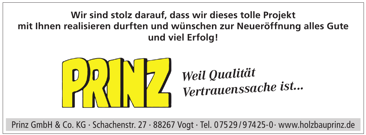 Holzbau Prinz GmbH & Co. KG Holzbau Prinz GmbH & Co. KG