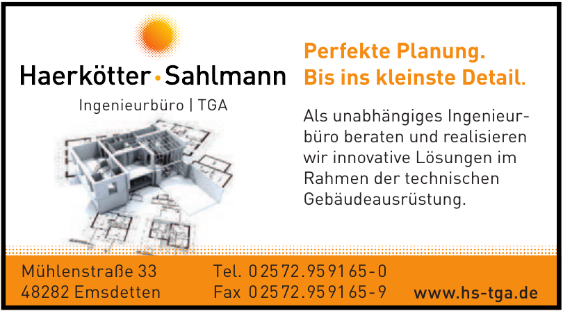 Ingenieurbüro Haerkötter & Sahlmann GBR Ingenieurbüro Haerkötter & Sahlmann GBR
