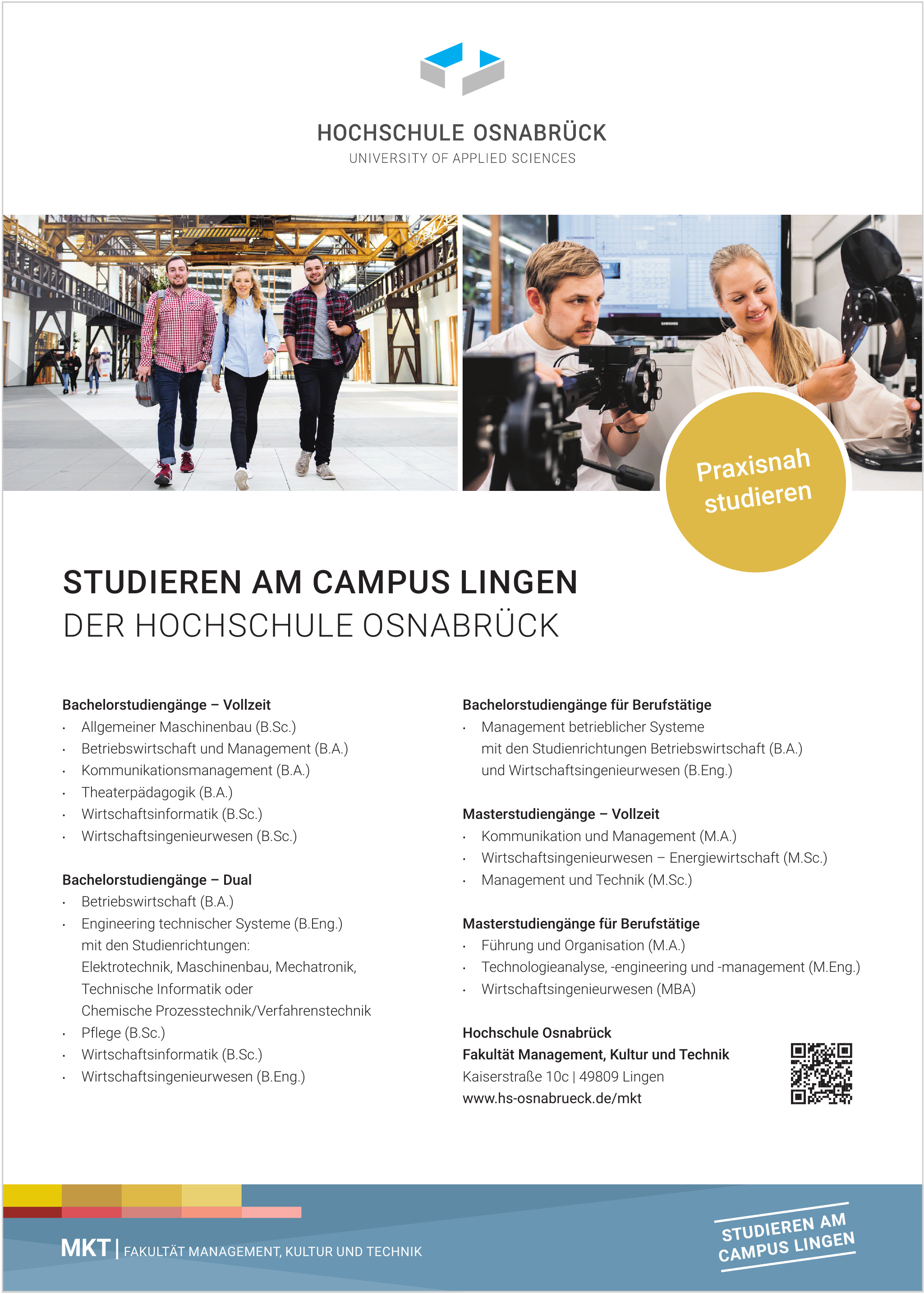 Hochschule Osnabrück - Fakultät Management, Kultur und Technik Hochschule Osnabrück - Fakultät Management, Kultur und Technik