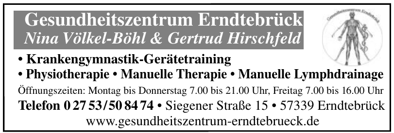 Gesundheitszentrum Erndtebrück Gesundheitszentrum Erndtebrück