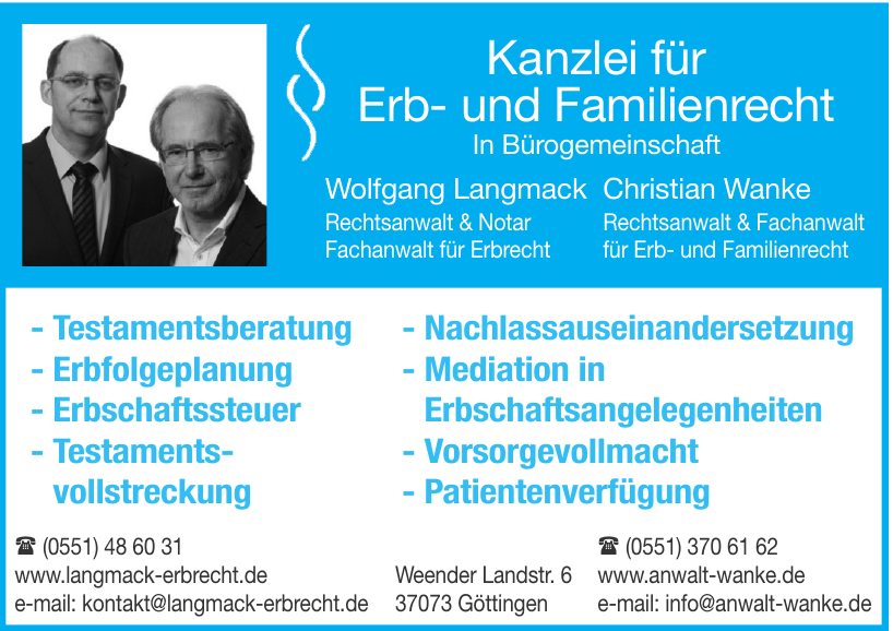 Kanzlei für Erb- und Familienrecht Kanzlei für Erb- und Familienrecht