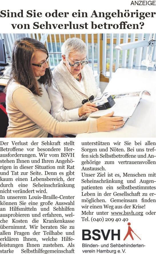 Blinden- und Sehbehindertenverein Hamburg Blinden- und Sehbehindertenverein Hamburg
