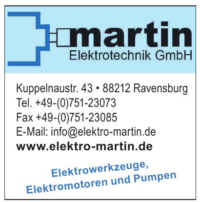 Martin Elektrotechnik GmbH Martin Elektrotechnik GmbH