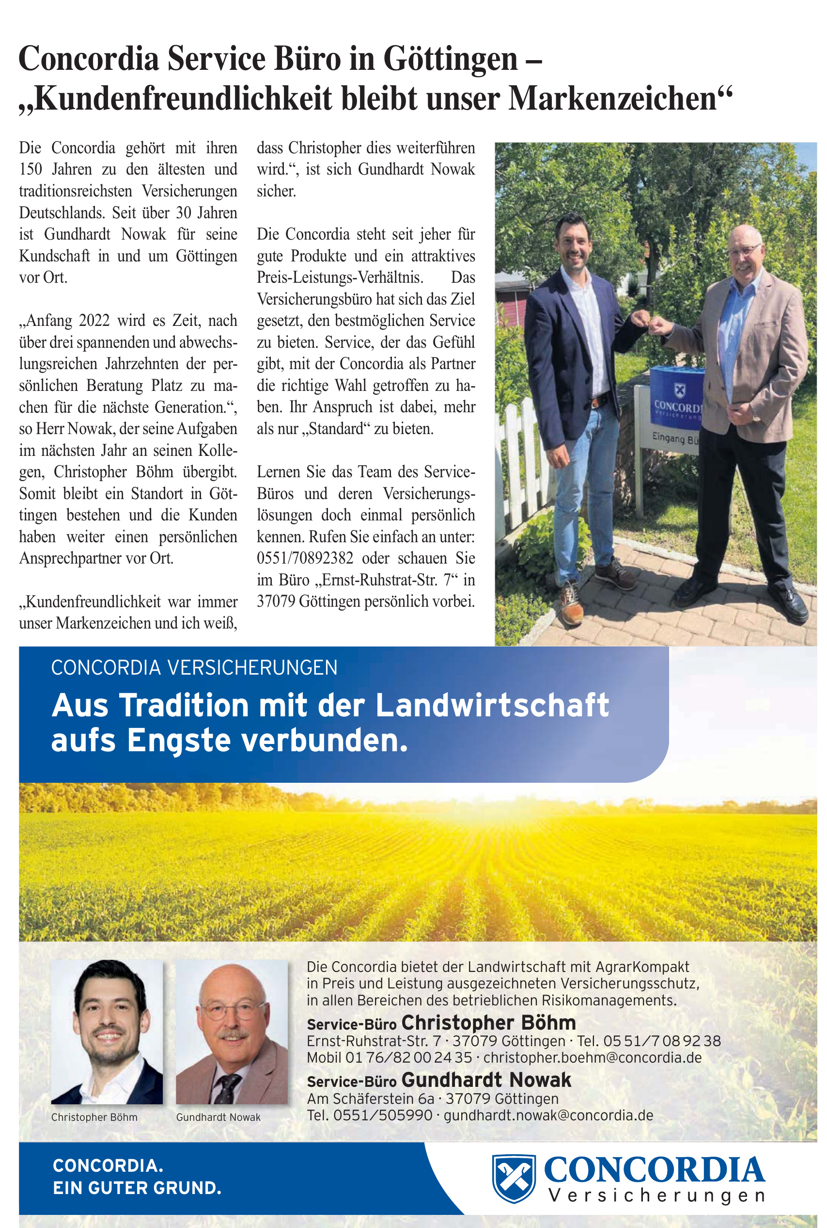 Concordia Versicherungen - Service-Büro Christopher Böhm Concordia Versicherungen - Service-Büro Christopher Böhm