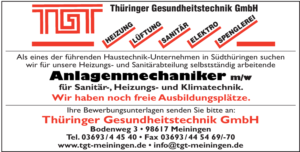 Thüringer Gesundheitstechnik GmbH Thüringer Gesundheitstechnik GmbH
