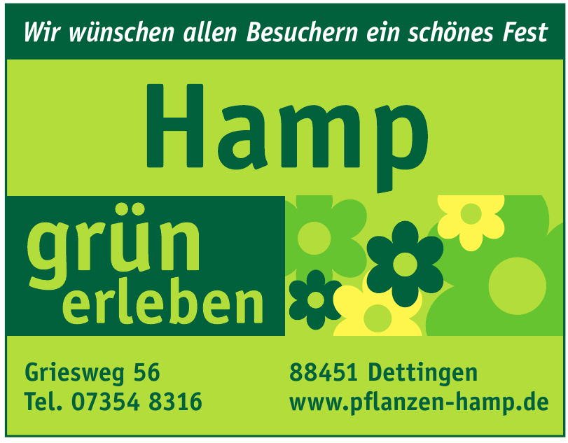 Hamp Grün Erleben Hamp Grün Erleben