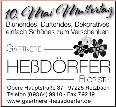 Gärtnerei Floristik Heßdörfer Gärtnerei Floristik Heßdörfer