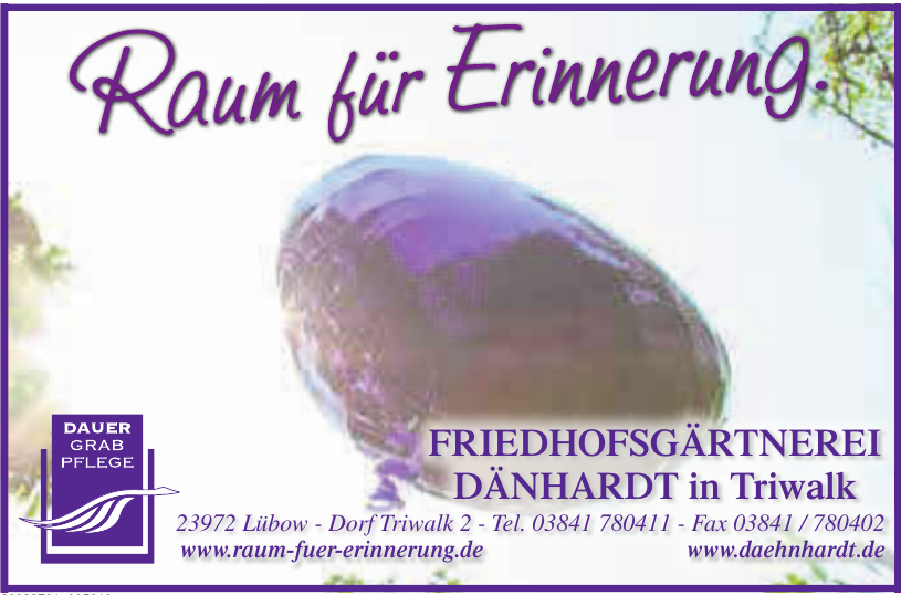 Friedhofsgärtnerei Dänhardt in Triwalk Friedhofsgärtnerei Dänhardt in Triwalk