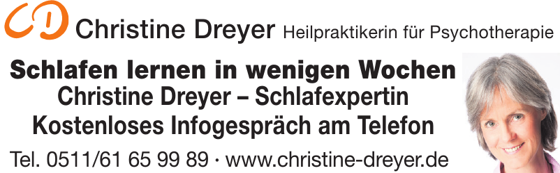 Christine Dreyer Heilpraktikerin für Psychotherapie Christine Dreyer Heilpraktikerin für Psychotherapie