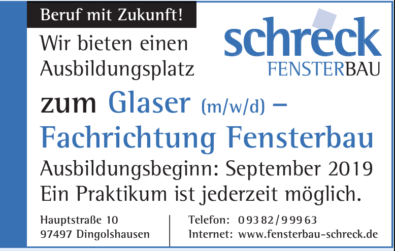 Schreck Fensterbau Schreck Fensterbau