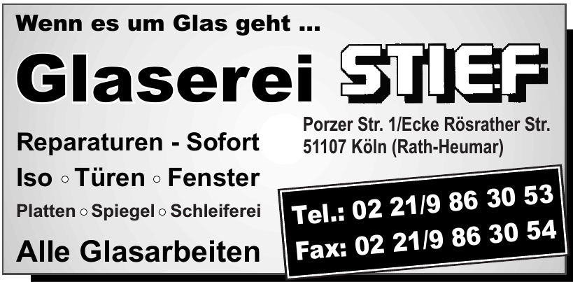 Gläserei Stief Gläserei Stief